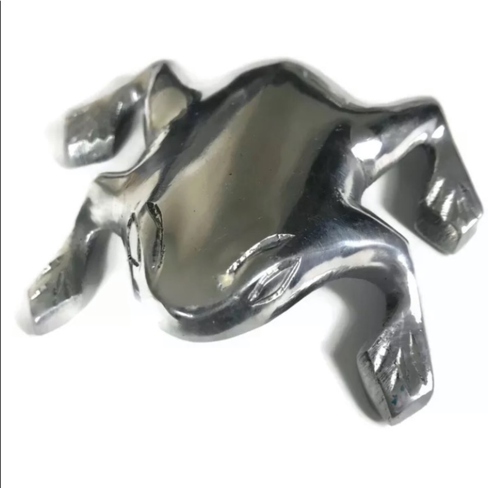 NEW Aluminum Frog Napkin Weight